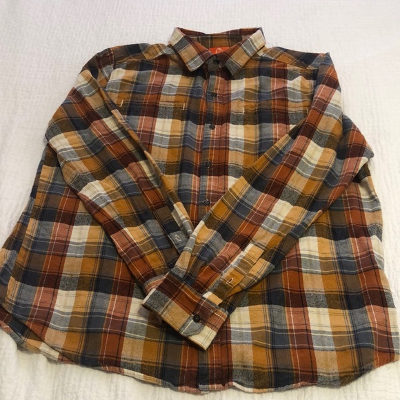 Men’s Merrell XL plaid cotton button down shirt - Picture 1 of 8